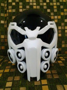 Helm Setan Jalanan prototype produksi Danny Ardiyanto